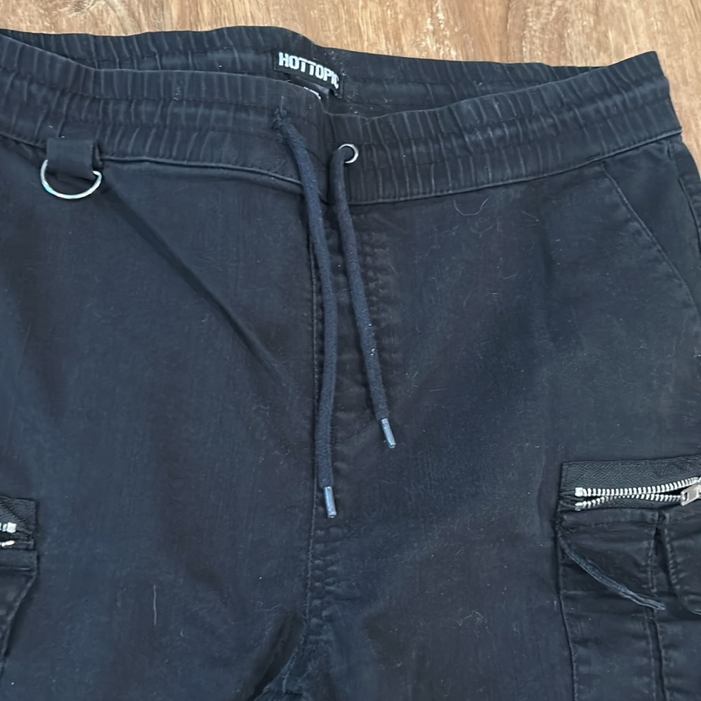 Hot Topic Black Drawstring Pants - image 3